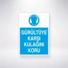 Gürültüye Karşı Kulağını Koru Sticker 20X28 Cm
