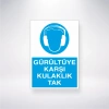 Gürültüye Karşı Kulaklık Tak Sticker 20X28 Cm