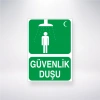 Güvenlik Duşu Sticker 20X28 Cm