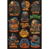 Hallowen Sticker Set 8 12 Parça Telefon, Tablet, Defter, Laptop Sticker