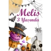 Hallowen Temalı Doğum Günü Afişi - 50x70 Cm