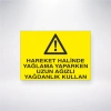Hareket Halinde Yağlama Yaparken Uzun Ağızlı Yağdanlık Kullan Sticker 20X28 Cm