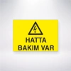 Hatta Bakım Var Sticker 20X28 Cm