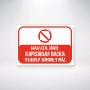 Havuza Giriş Kapısından Başka Yerden Girmeyin Sticker 20X28 Cm