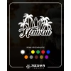 Hawaii Sticker 17x17 Cm Beyaz