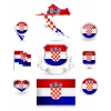 Hırvatistan Sticker Set