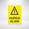 Hurda Alanı Sticker 20X28 Cm