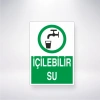İçilebilir Su Sticker 20X28 Cm