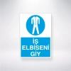 İş Elbiseni Giy Sticker 20X28 Cm