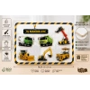 İş Makineleri Ahşap Yapboz Puzzle Oyunu – 30x20 cm Beyaz MDF Eğitici Çocuk Puzzle