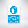 Isıya Dayanıklı Eldiven Kullan Sticker 20X28 Cm