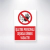 İşletme Personeli Dışında Girmek Yasaktır Sticker 20X28 Cm