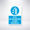 İstif Devrilmesine Karşı Önlem Al Sticker 20X28 Cm
