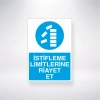 İstifleme Limitlerine Riayet Et Sticker 20X28 Cm