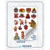 İtfaiyeci Sticker Set 3 20 Parça Telefon, Tablet, Defter, Laptop Sticker