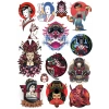 Japon Kadınları Sticker Set 15 Parça Telefon, Tablet, Defter, Laptop Sticker