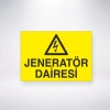 Jeneratör Dairesi Sticker 20X28 Cm