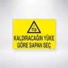 Kaldıracağın Yüke Göre Sapan Seç Sticker 20X28 Cm