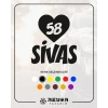 Kalpli 58 Sivas Araba Sticker 17x17 Cm Siyah