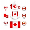 Kanada Sticker Set