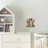 Kanatlı Anne ve Yavru Köpekler Duvar Stickerı