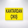 Kantardan Çıkış Sticker 20X28 Cm