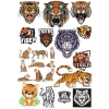 Kaplan Tiger Sticker Set-16 16 Parça Telefon, Tablet, Defter, Laptop Sticker