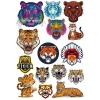 Kaplan Tiger Sticker Set-5 13 Parça Telefon, Tablet, Defter, Laptop Sticker