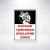 Kaynak Işığından Gözlerini Koru Sticker 20X28 Cm