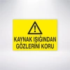 Kaynak Işığından Gözlerini Koru Sticker 20X28 Cm