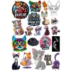 Kediler Sticker Set 6 16 Parça Telefon, Tablet, Defter, Laptop Sticker