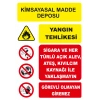 Kimyasal Madde Deposu Sticker 20X28 Cm