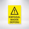 Kimyasal Madde Deposu Sticker 20X28 Cm