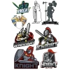 Knight Şövalye Sticker Set-1 8 Parça Telefon, Tablet, Defter, Laptop Sticker