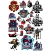 Knight Şövalye Sticker Set-10 25 Parça Telefon, Tablet, Defter, Laptop Sticker