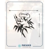 Koala Sticker 17x17 Cm Siyah