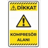 Kompresör Alanı Sticker 20X28 Cm