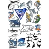 Köpek Balığı Sticker Set 21 Parça Telefon, Tablet, Defter, Laptop Sticker