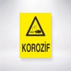Korozif Sticker 20X28 Cm