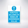 Koruyucu Malzemeler Kişiseldir Kendininkini Kullan Sticker 20X28 Cm