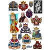 Kral Sticker Set 5 18 Parça Telefon, Tablet, Defter, Laptop Sticker
