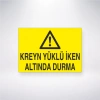 Kreyn Yüklü İken Altında Durma Sticker 20X28 Cm