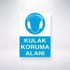 Kulak Koruma Alanı Sticker 20X28 Cm
