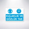 Kulaklık ve Gözlük Tak Sticker 20X28 Cm