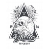 Ghetto Sticker 10x10 cmRenkli Sticker