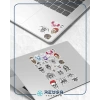 Kurukafa Sticker Set 11 20 Parça Telefon, Tablet, Defter, Laptop Sticker