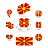 Kuzey Makedonya Sticker Set