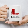 L Harfi İsme Özel Kupa