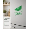 Limon Sticker 17x17 Cm Yeşil