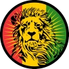 Pride Aslan Sticker 10x10 cmRenkli Sticker